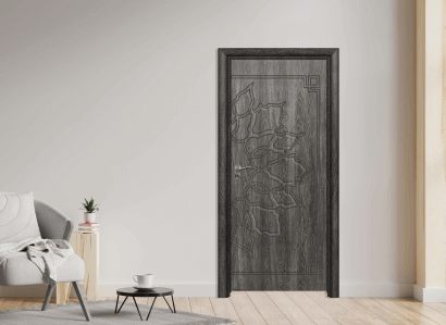 Интериорна врата Efapel плътен модел 4539p цвят сив ясен