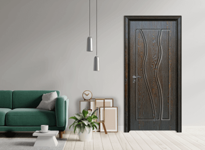 Интериорна врата Efapel плътен модел 4542p цвят палисандър