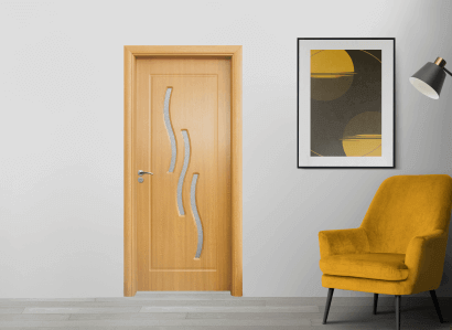 Интериорна врата Стандарт модел 014, цвят Светъл дъб