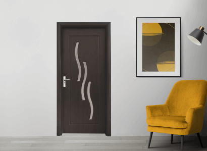 Интериорна врата Стандарт модел 014, цвят Венге