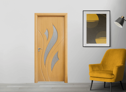 Интериорна врата Стандарт 033, цвят Светъл дъб