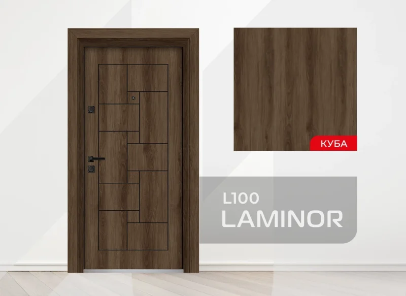 Входна Врата Unison Laminor L 100 Куба Цвят