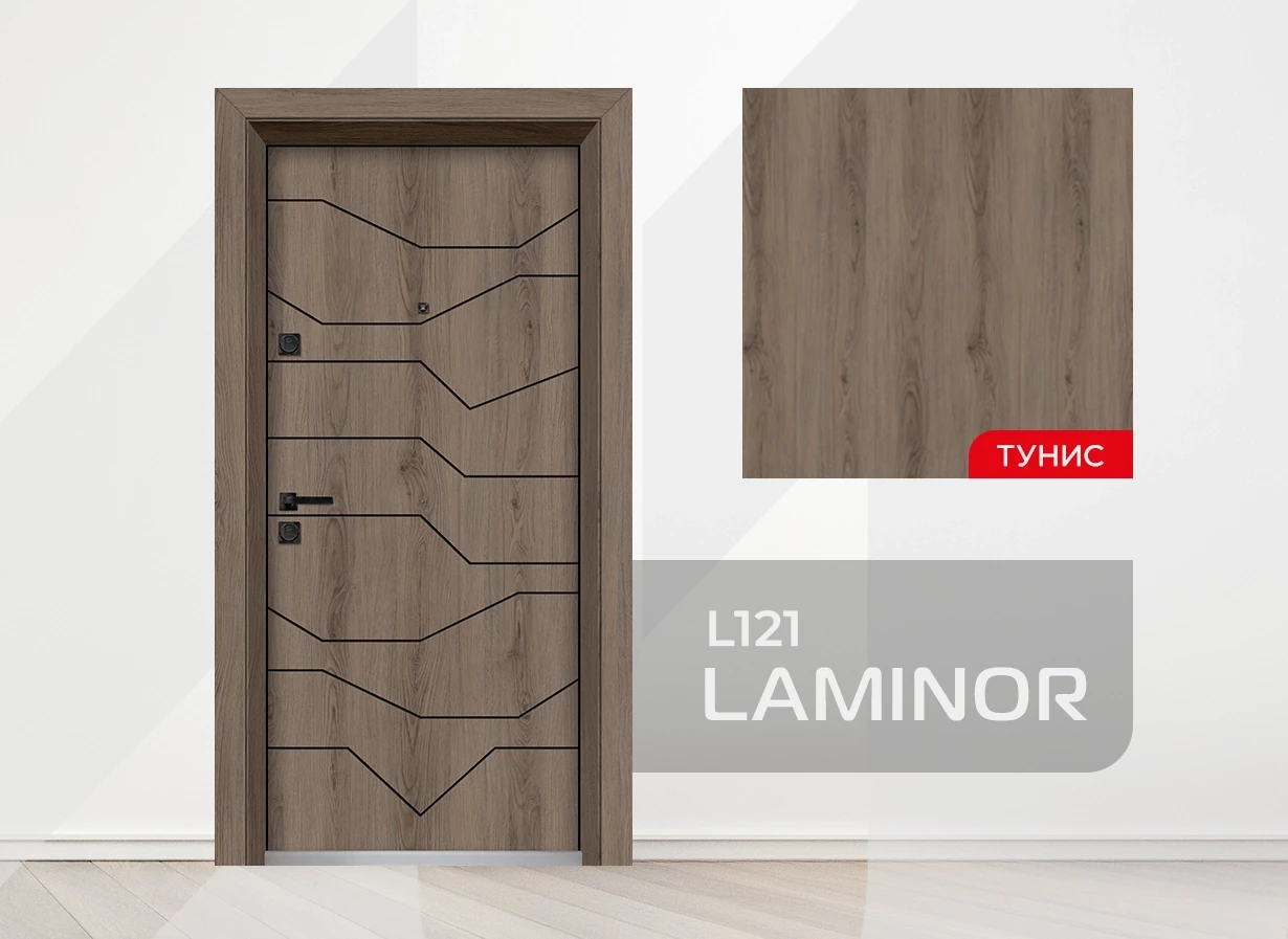 Входна Врата Unison Laminor L 121 Тунис Цвят