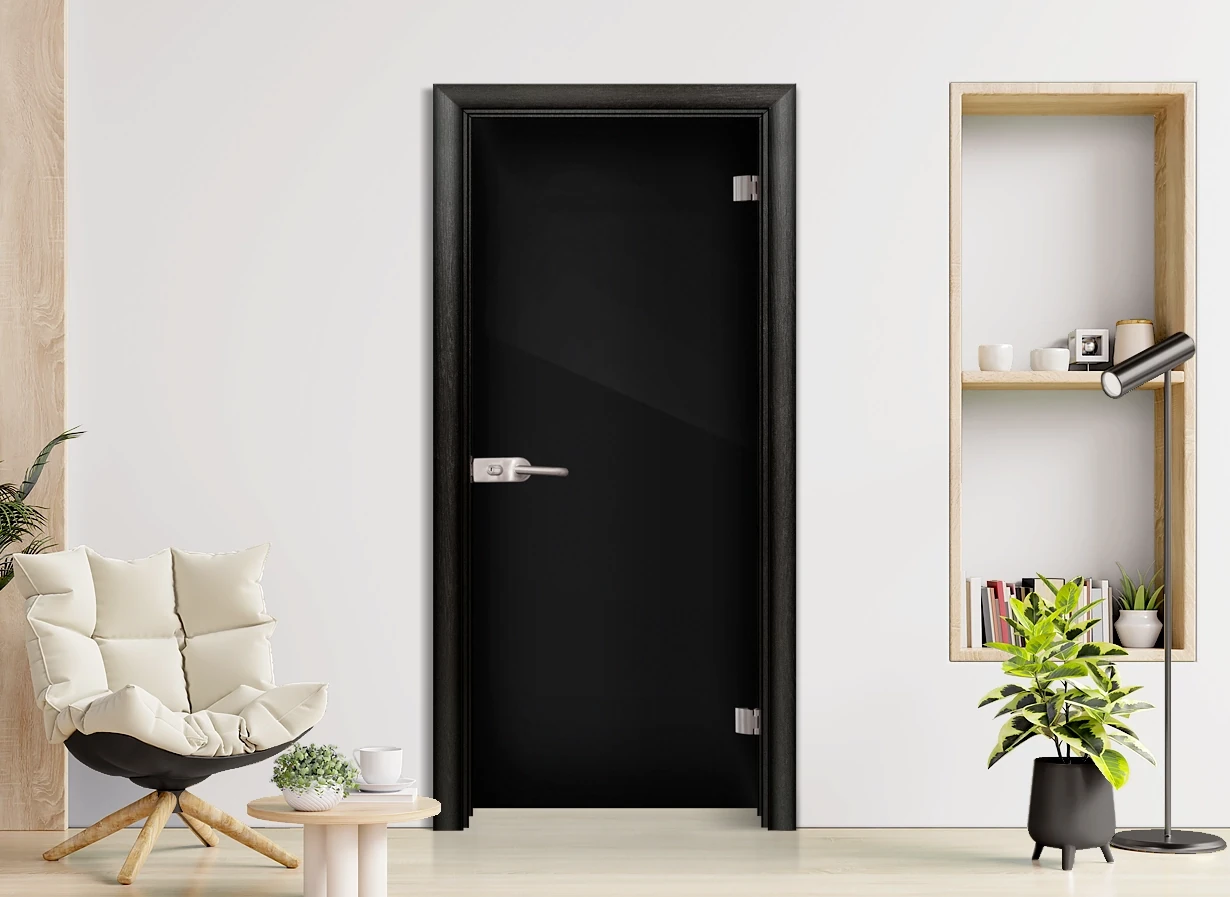 Стъклена Врата Efapel Folio G 15-2 Черна Мура